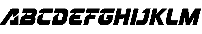 Jump Force Font UPPERCASE