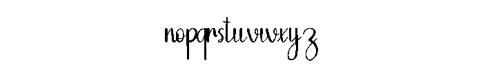 Jump Font LOWERCASE