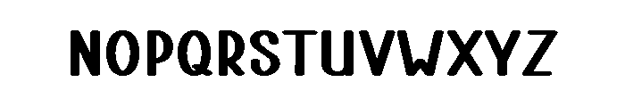 Jumphigh Font LOWERCASE