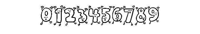 Jumping Happy By Squeeb Regular Font OTHER CHARS