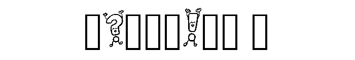 Jumping Happy By Squeeb Regular Font OTHER CHARS