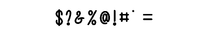 Jumping Jacks Font OTHER CHARS