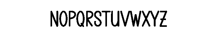 Jumping Jacks Font LOWERCASE