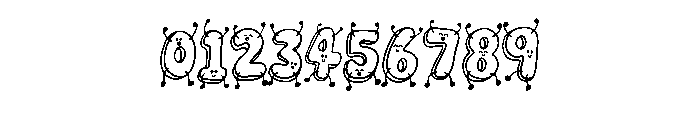 Jumping Letters By Sque Regular Font OTHER CHARS