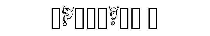 Jumping Letters By Sque Regular Font OTHER CHARS