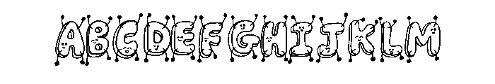 Jumping Letters By Sque Regular FONT