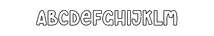 Jumping Outline FONT