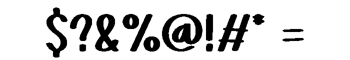 Jumpinks Font OTHER CHARS