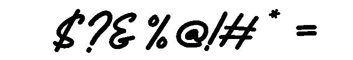 Jumpsher Regular Font OTHER CHARS