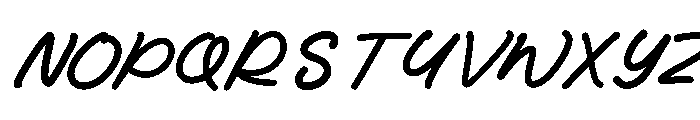 Jumpsher Regular Font UPPERCASE