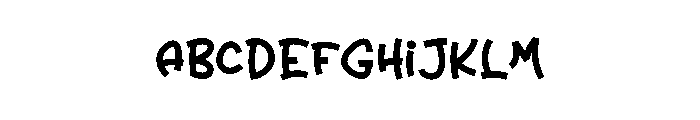 June Christmas Font UPPERCASE