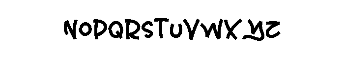 June Christmas Font LOWERCASE