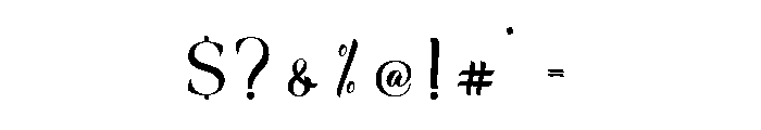 June in Rock Font OTHER CHARS
