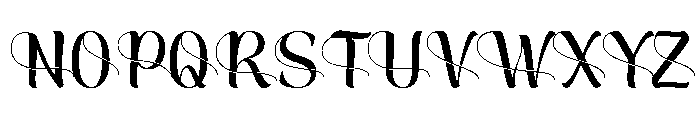 June in Rock Font UPPERCASE