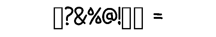 Junella Regular Font OTHER CHARS