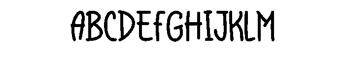 Junella Regular Font UPPERCASE