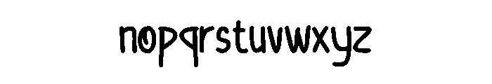 Junella Regular Font LOWERCASE