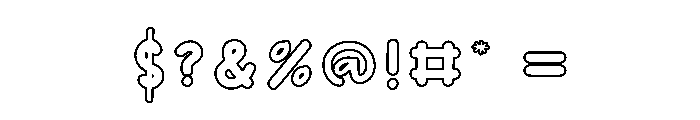 Jungle Dinosaur Font OTHER CHARS