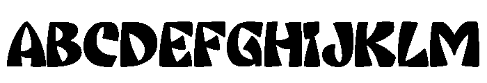 Jungle Jive Regular Font UPPERCASE