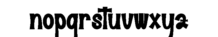 Jungle Valley Font LOWERCASE