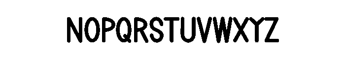 Jungle Wintersnow Font LOWERCASE