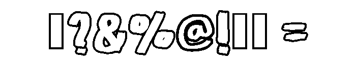 Junior Outline Regular Font OTHER CHARS