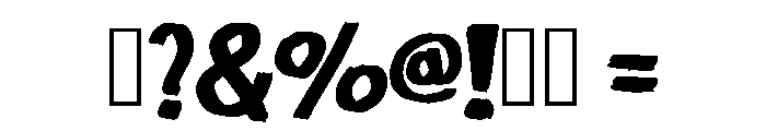 Junior Painter Regular Font OTHER CHARS