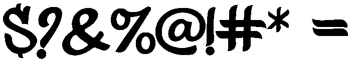 Junky Style Font OTHER CHARS