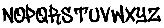 Junky Style Font UPPERCASE