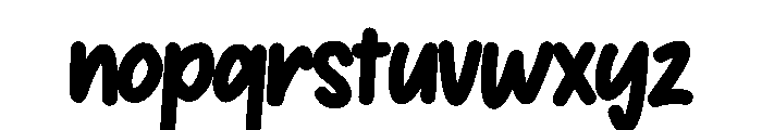 Jurang Font LOWERCASE