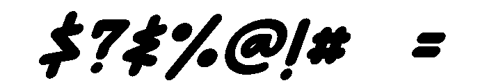 Just Logo Italic Italic Font OTHER CHARS