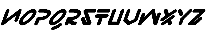 Just Logo Italic Italic Font UPPERCASE
