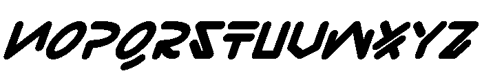 Just Logo Italic Italic Font LOWERCASE