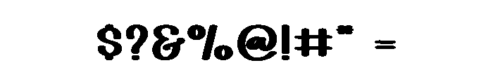 Justice House Font OTHER CHARS