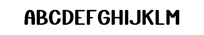 Justice House Font UPPERCASE
