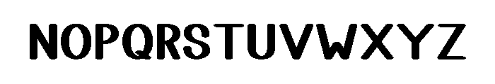 Justice House Font LOWERCASE