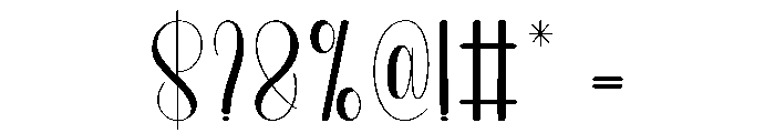 Justice Rainsnow Font OTHER CHARS