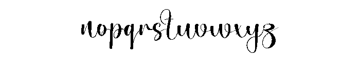 Justime Winterlands Font LOWERCASE