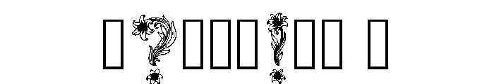 Justina Regular Font OTHER CHARS