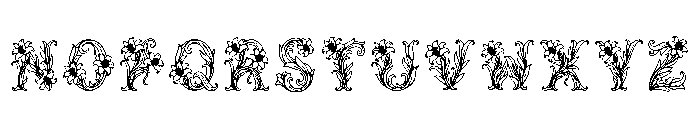Justina Regular Font LOWERCASE