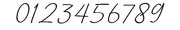 Justine Signature Font OTHER CHARS
