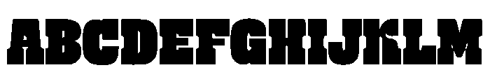 Justock Font UPPERCASE