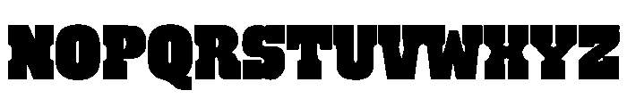 Justock Font UPPERCASE
