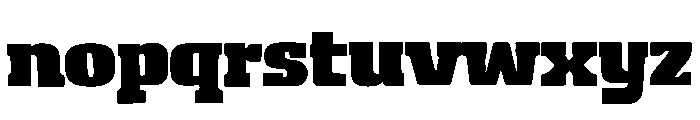 Justock Font LOWERCASE