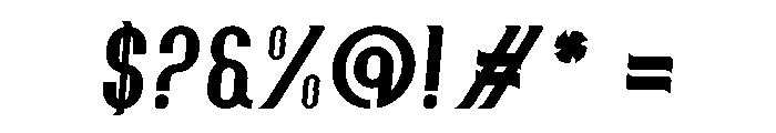 Jutonely Font OTHER CHARS