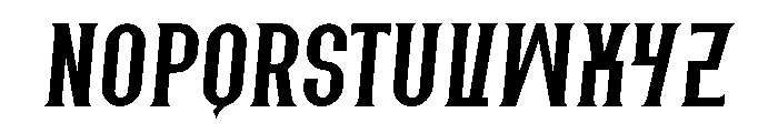 Jutonely Font UPPERCASE