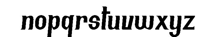 Jutonely Font LOWERCASE