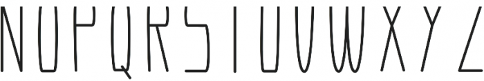 JUICE - Sans Thin Thin otf (100) Font LOWERCASE