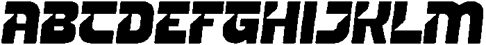 JUMPSHOT Regular otf (400) Font UPPERCASE