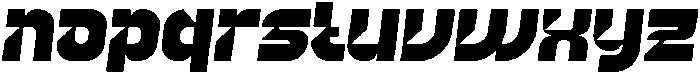 JUMPSHOT Regular otf (400) Font LOWERCASE